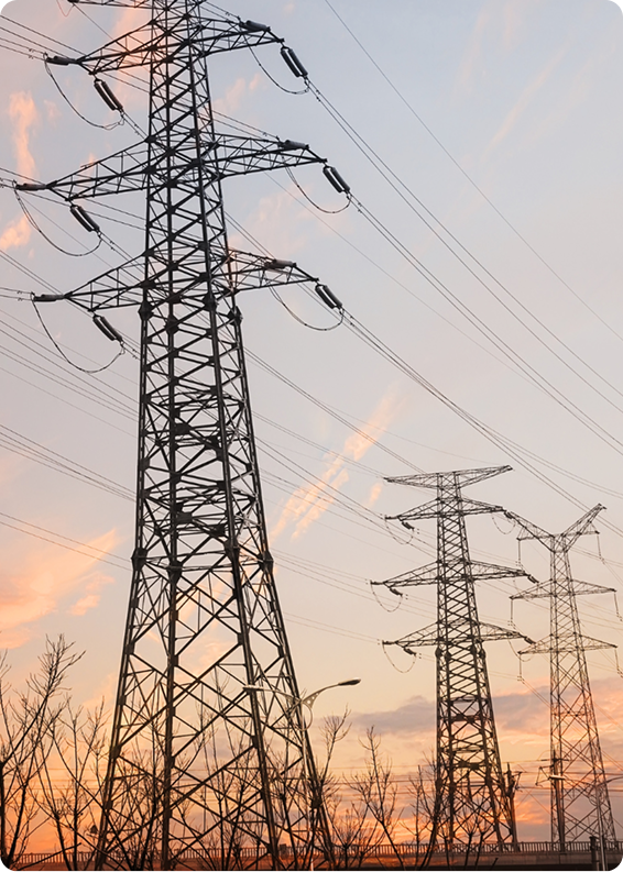 Electric grid substation